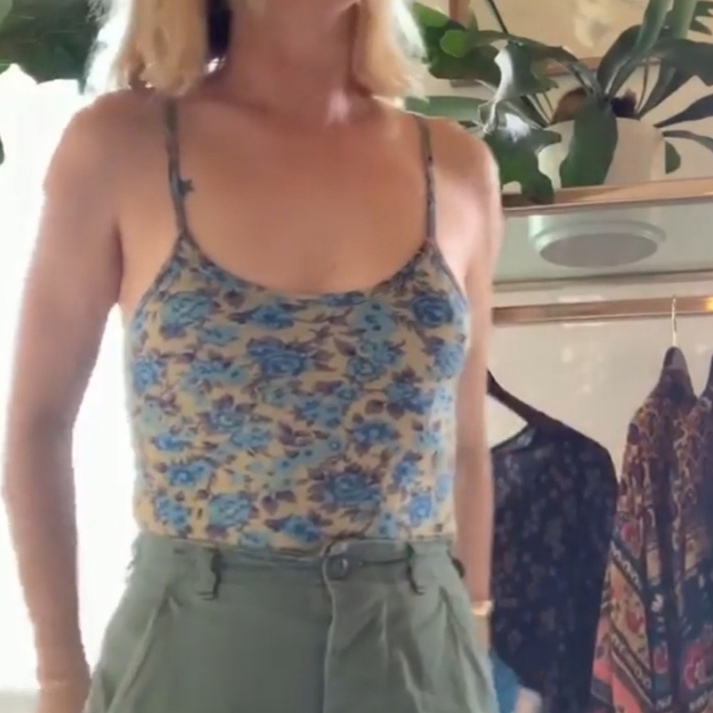 Novella Royale Alice Tank Top Striped Sleeveless - Navy & Beige - Picture 7 of 7